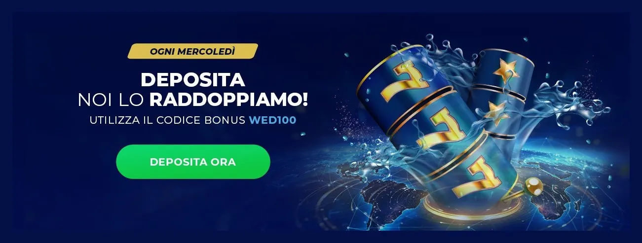 Double Deposit: raddoppia il tuo deposito